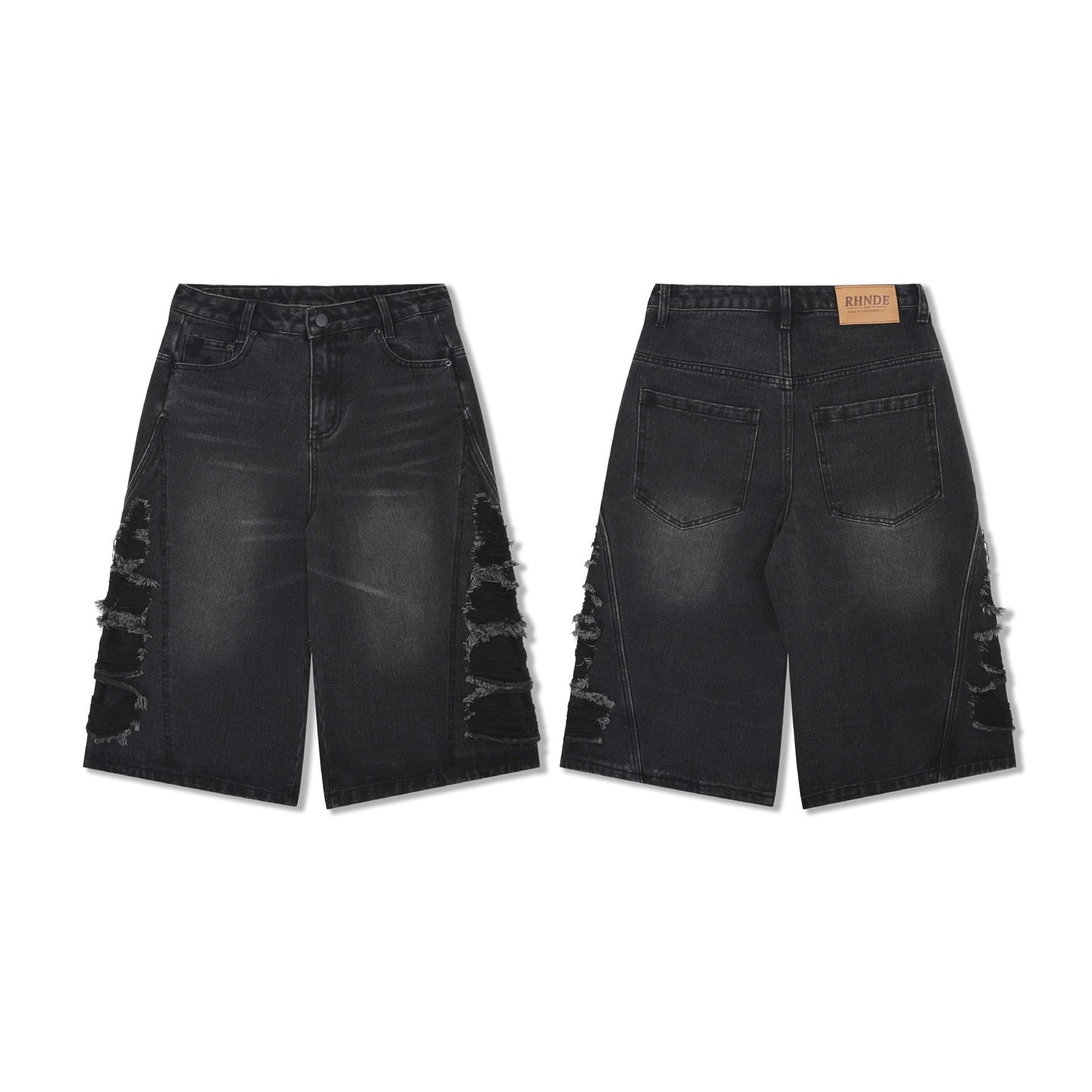 Vervin Black Washed Jorts