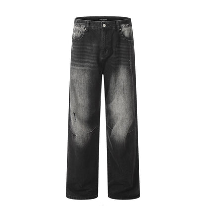 Vervin Black Hand Painted Jeans